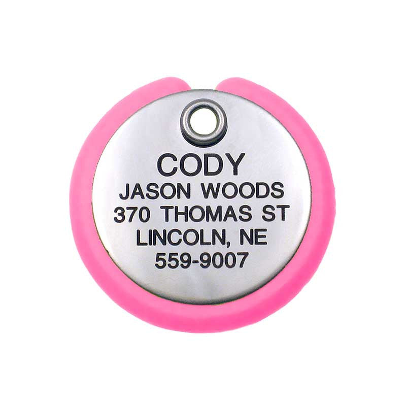 Round Frame Tag, - Lucky Pet